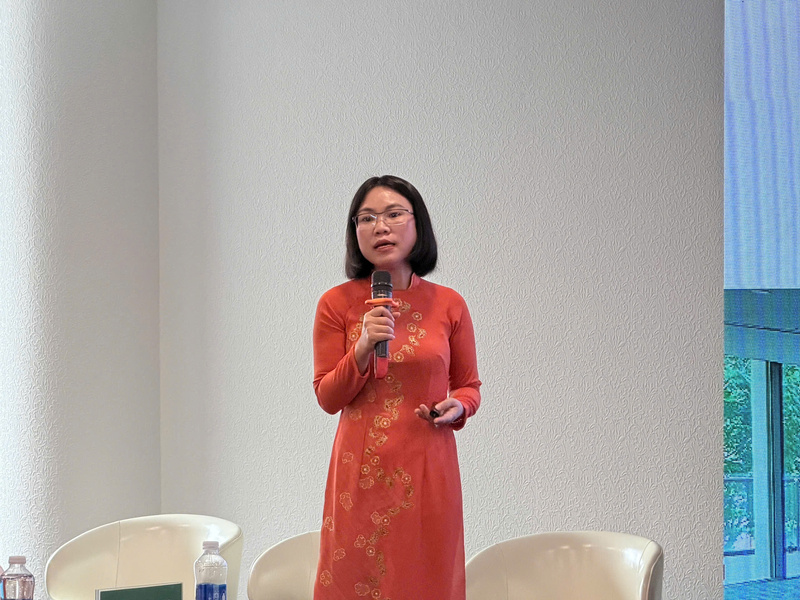 Bà Đặng Thị Luận, Quyền giám đốc Trung tâm Khởi nghiệp Đổi mới Sáng tạo TP.Hồ Chí Minh (SiHub). Ảnh: Minh Anh