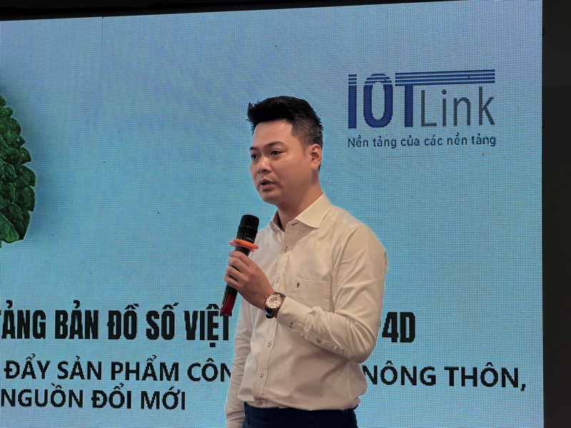 Ông Bùi Viết Hậu, Giám đốc công ty TNHH IOT Link. Ảnh: Minh Anh