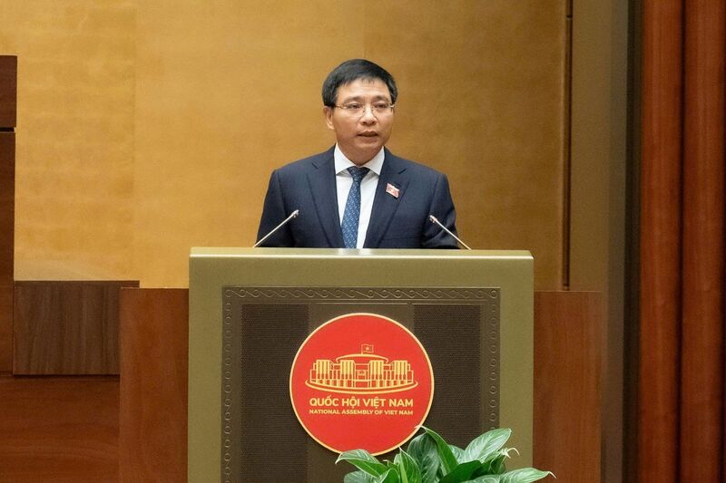 Bộ trưởng Bộ Tài chính Nguyễn Văn Thắng. Ảnh: QH