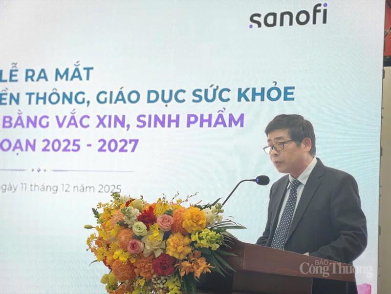 Ông Dương Chí Nam, Phó Cục trưởng Cục Phòng bệnh phát biểu tại sự kiện