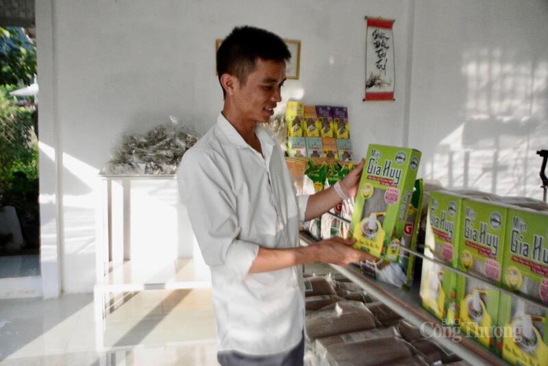 Miến dong - sản phẩm đặc trưng của xã Bình Lư.