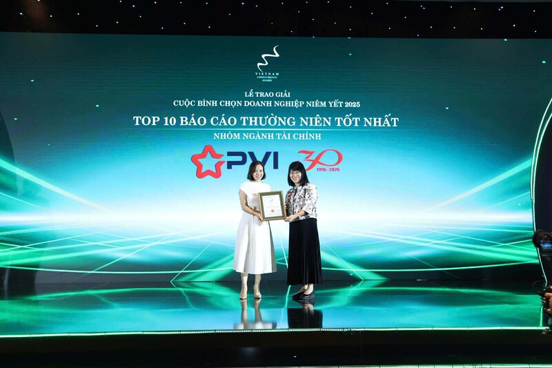 PVI Holdings được vinh danh trong Top 10 Báo cáo thường niên tốt nhất nhóm ngành Tài chính