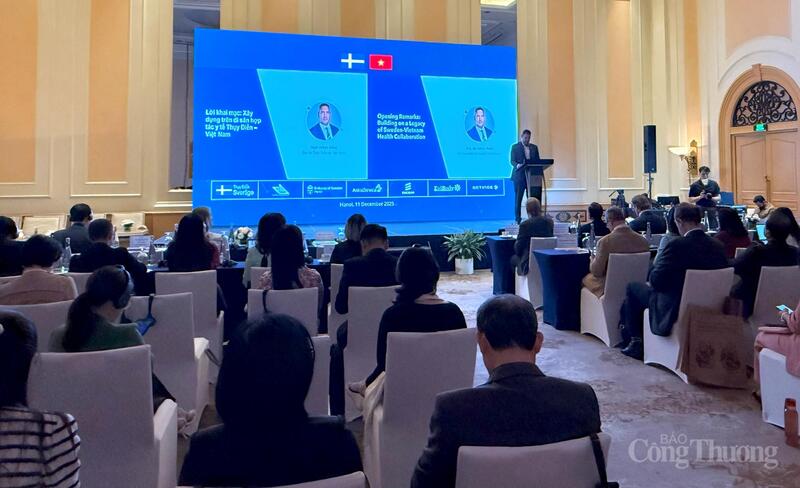 Hội nghị “Đổi mới Sáng tạo Y tế Thụy Điển - Việt Nam”. Ảnh: Diệu Anh