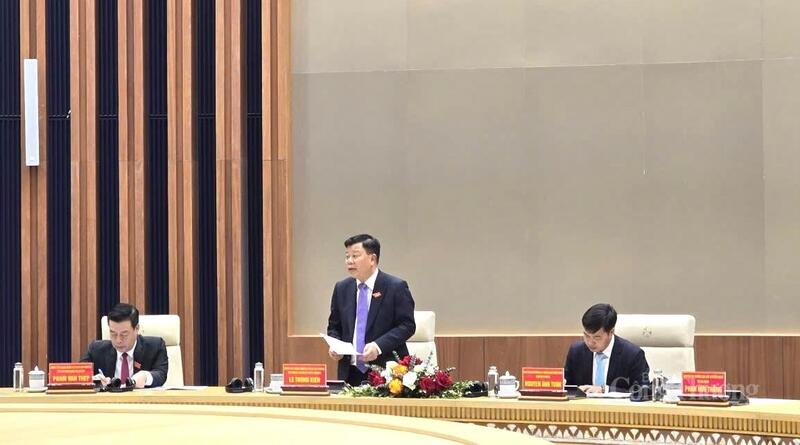 Ông Lê Trung Kiên, Phó Chủ tịch UBND TP. Hải Phòng phát biểu