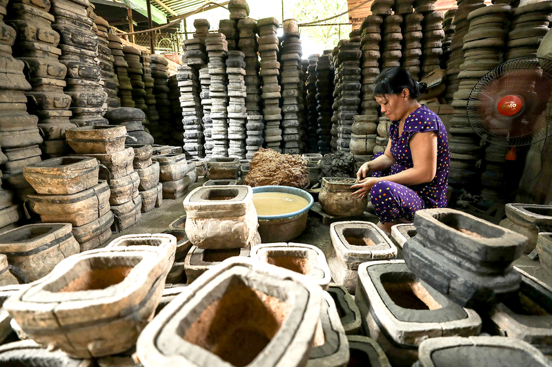 Làng nghề đúc đồng An Hội. Ảnh: BTC