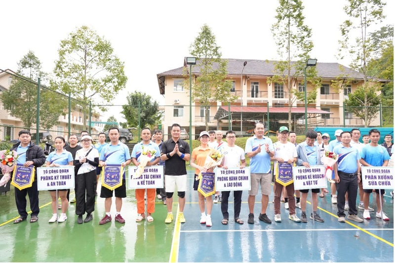 Khai mạc giải Pickleball Công ty Thủy điện Sông Bung năm 2025.