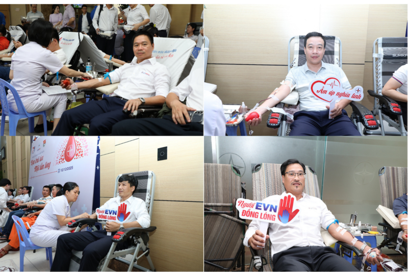 Công ty CP Thủy điện A Vương tham gia hiến được 24 đơn vị máu 350 ml.