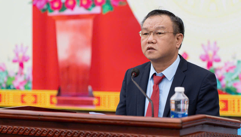 Ông Đào Mỹ, Phó Chủ tịch UBND tỉnh Đắk Lắk phát biểu tại buổi lễ. Ảnh: Quốc Dũng