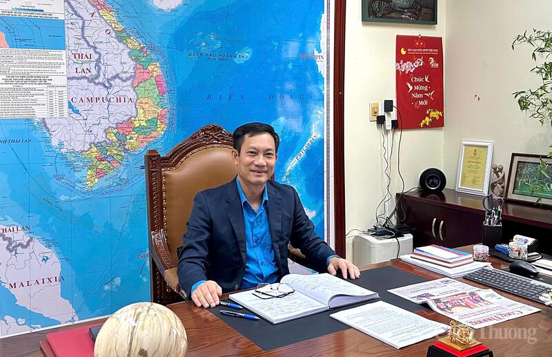 Ông Lê An Hải, chủ tịch Công đoàn Công Thương Việt Nam. Ảnh: Thuỳ Dương