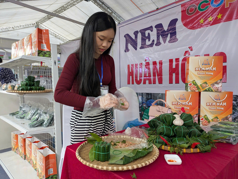 Nem chua, sản phẩm đặc trưng của tỉnh Thanh Hóa. Ảnh: Quốc Huy