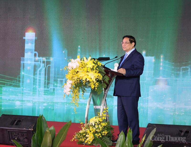 Thủ tướng Phạm Minh Chính phát biểu tại Lễ khánh thành. Ảnh: Hoàng Chiến.