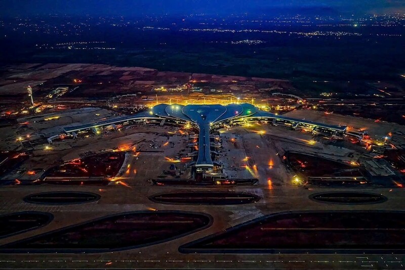 Sân bay quốc tế Long Thành nhìn từ trên cao. Ảnh: EVNSPC.
