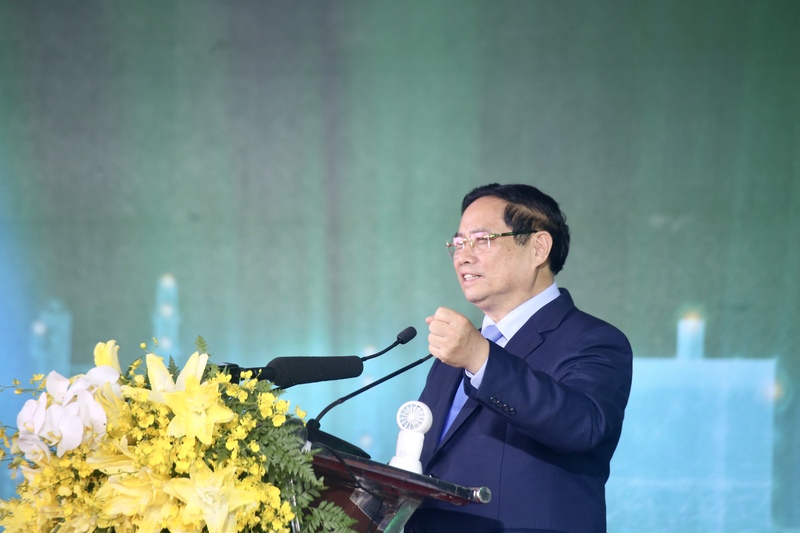 Thủ tướng Phạm Minh Chính phát biểu tại sự kiện.