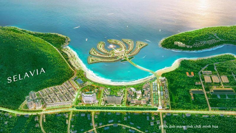 Dự kiến phối cảnh tổng thể dự án.