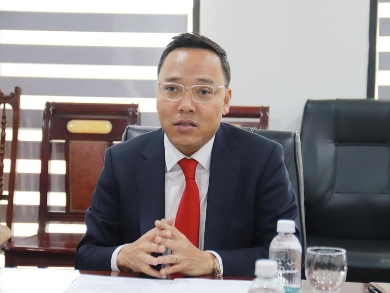 Thứ trưởng Bộ Công Thương Nguyễn Hoàng Long. Ảnh: Thanh Tuấn.