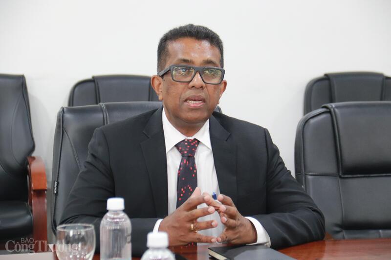 Đại diện IRENA. Ảnh: Thanh Tuấn.