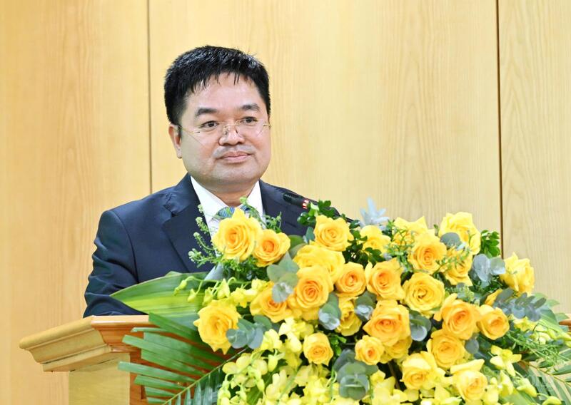 Nhà báo Nguyễn Văn Minh - Tổng Biên tập Báo Công Thương, Phó Trưởng Ban Thường trực Ban Tổ chức cuộc thi. Ảnh: Nguyễn Nam.