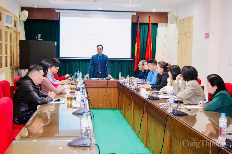 Toàn cảnh họp báo thông tin về Đại hội Công đoàn Công Thương Việt Nam. Ảnh: Phương Cúc