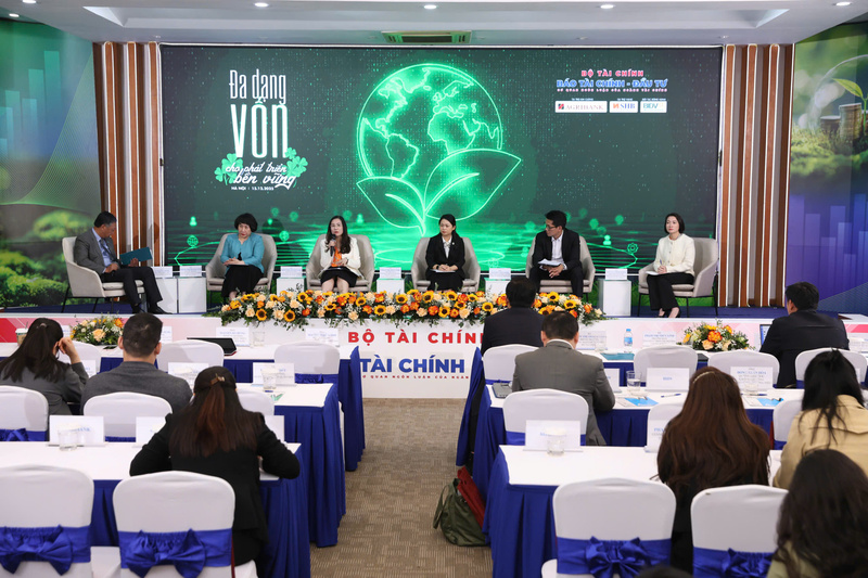 Hội thảo “Đa dạng vốn cho phát triển bền vững”. Ảnh: Lam Phong.