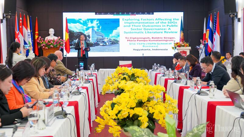 Theo thông tin tại hội thảo, ứng dụng công nghệ vào hoạt động kế toán, kiểm toán đang mở ra cơ hội cho doanh nghiệp trong bối cảnh mới. Ảnh: NH