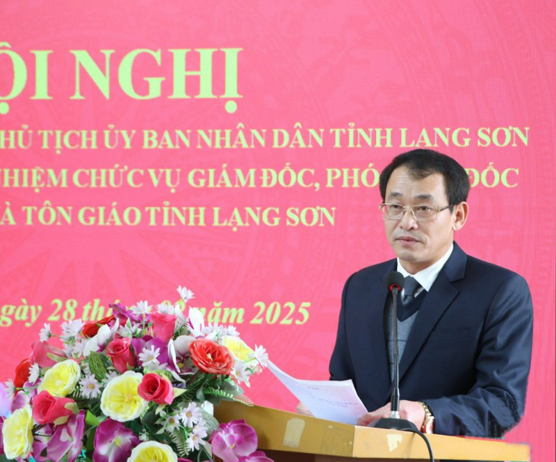 Ông Phạm Đức Huân - Giám đốc Sở Dân tộc và Tôn giáo Lạng Sơn