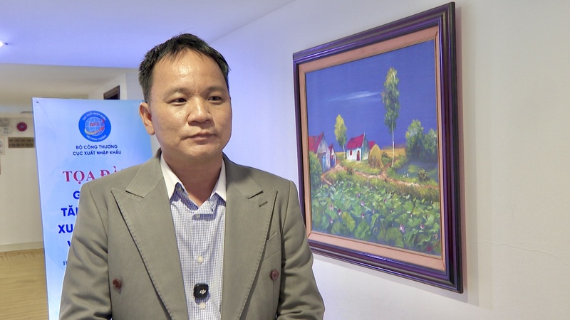 Ông Nguyễn Bá Thành, Phó Chủ tịch Hiệp hội Xuất nhập khẩu TP. Hồ Chí Minh. Ảnh: Phạm Giang