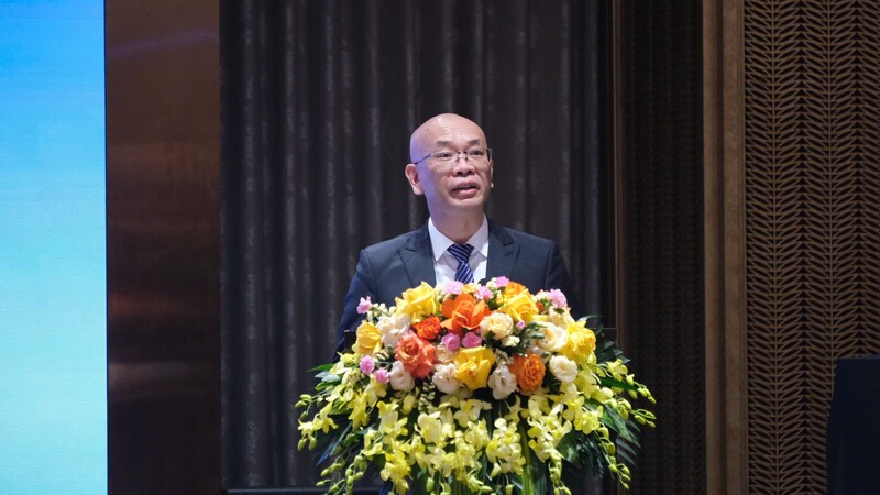 Ông Trần Thanh Hải, Phó Cục trưởng Cục Xuất nhập khẩu phát biểu. Ảnh: Lê An