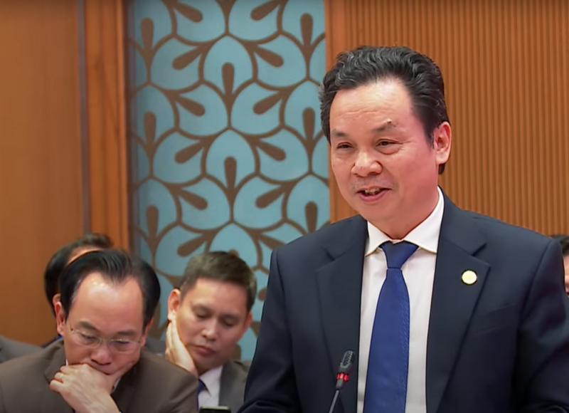 GS.TS Hoàng Văn Cường - Thành viên Hội đồng tư vấn chính sách của Thủ tướng Chính phủ, Ủy viên Ủy ban Kinh tế Tài chính của Quốc hội - phát biểu tại Diễn đàn.