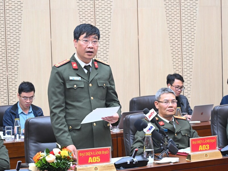 Đại tá Nguyễn Hồng Quân, Phó Cục trưởng Cục An ninh mạng và phòng chống tội phạm công nghệ cao, Bộ Công an. Ảnh: Bộ Công an