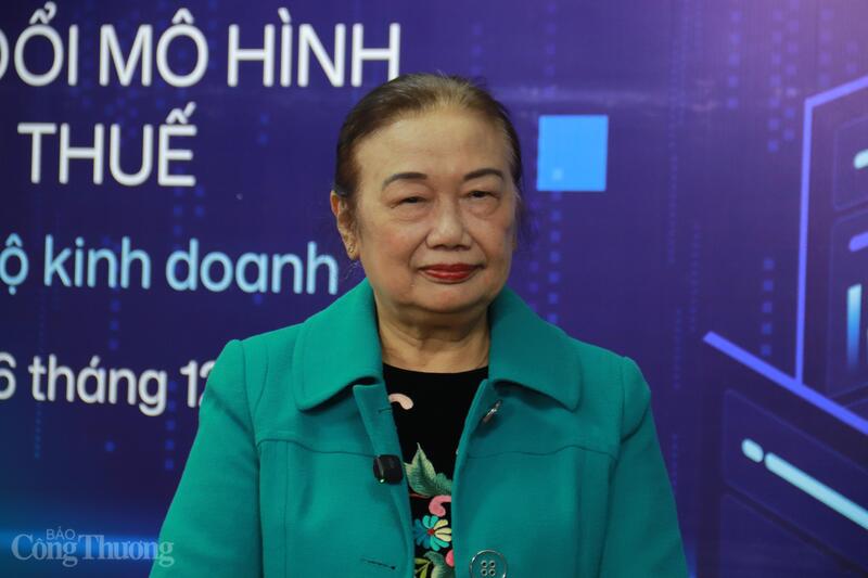 Bà Nguyễn Thị Cúc, Chủ tịch Hội Tư vấn thuế Việt Nam. Ảnh: Thanh Tuấn