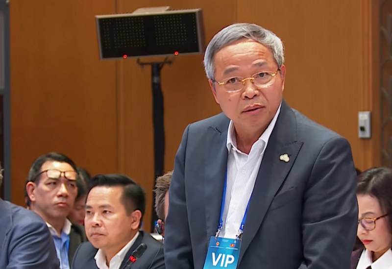 Ông Nguyễn Trung Chính, Chủ tịch điều hành Tập đoàn Công nghệ CMC, phát biểu tại Diễn đàn.