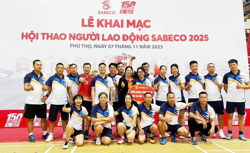 Hội thao người lao động SABECO năm 2025.