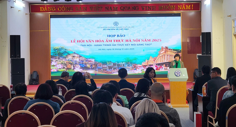 Nhiều hoạt động phong phú diễn ra tại Lễ hội Văn hoá ầm thực Hà Nội 2025. Ảnh: QL