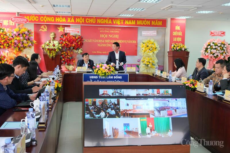 Quang cảnh Hội nghị tổng kết công tác ngành Công Thương năm 2025 và triển khai nhiệm vụ năm 2026. Ảnh: Diễm Thương