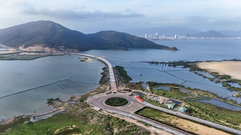 Cầu Hải Giang chính thức hợp long