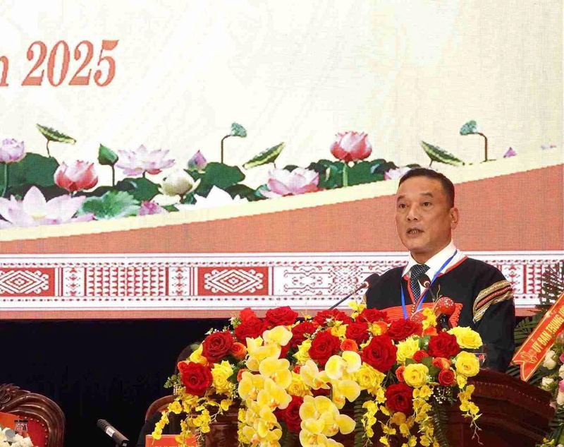 Ông Y Giang Gry Niê Knơng, Chủ tịch Ủy ban MTTQ Việt Nam tỉnh Đắk Lắk khóa I, nhiệm kỳ 2025-2030. Ảnh: Bảo Trung