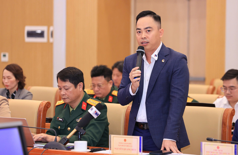 Ông Nguyễn Quang Huy, Tổng giám đốc Tập đoàn Đèo Cả - Ảnh: Tạ Hải