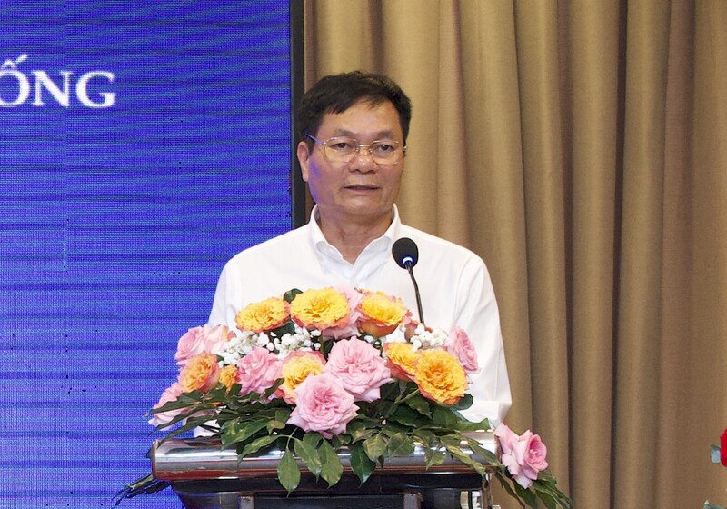 Thiếu tướng, TS. Lê Minh Mạnh nhấn mạnh vai trò của báo chí trong việc nâng cao nhận thức của người dân trên không gian mạng.