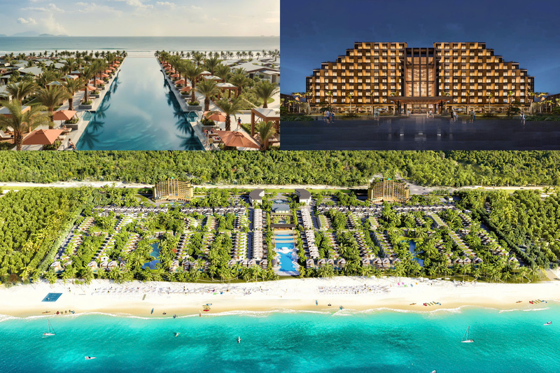 Phối cảnh dự án điểm số 2 (2-2), Khu du lịch Biển Nhơn Lý - Cát Tiến, mang tên thương mại Phú Gia Resort & Spa Quy Nhơn.