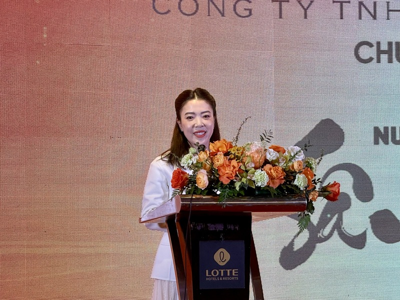 Bà Lữ Lan Nhi, Chủ tịch kiêm Tổng Giám đốc Công ty TNHH Thọ Sinh Đường. Ảnh: Diệu Anh