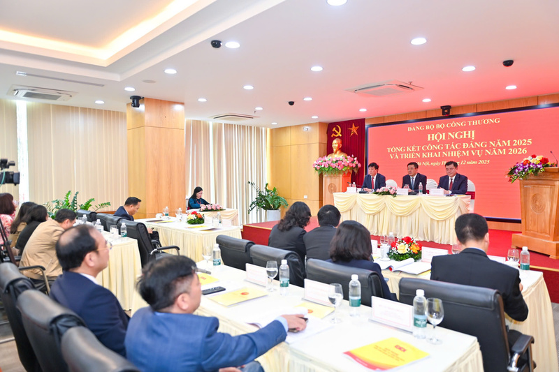 Năm 2025 ghi dấu nỗ lực lãnh đạo, chỉ đạo quyết liệt của Đảng bộ Bộ Công Thương, tạo tiền đề quan trọng để triển khai nhiệm vụ năm 2026 hiệu quả.