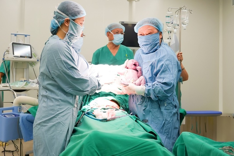 “Em bé US-HIFU” đầu tiên tại Việt Nam chào đời ngày 26/11/2025. Ảnh: BVTA