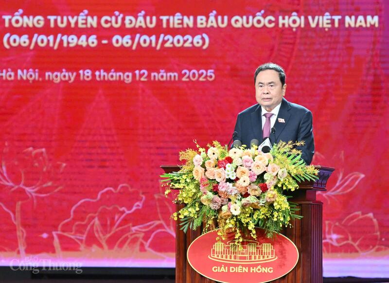 Chủ tịch Quốc hội Trần Thanh Mẫn phát biểu.