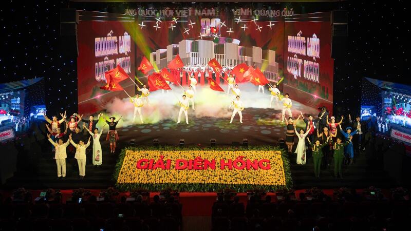 Tiết mục văn nghệ tại Lễ trao giải.