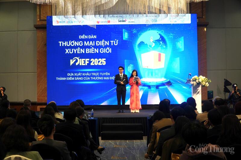 Diễn đàn Thương mại điện tử xuyên biên giới 2025. Ảnh: Minh Trang.