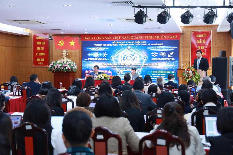 Hội thảo được tổ chức nhằm làm rõ vai trò của khoa học, công nghệ và đổi mới sáng tạo trong phát triển kinh tế - xã hội và chuyển đổi số quốc gia.