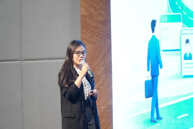 Bà Nguyễn Thúy Anh, Phó trưởng Phòng Chuyển đổi số, Cục Thương mại điện tử và Kinh tế số (Bộ Công Thương). Ảnh: Minh Trang