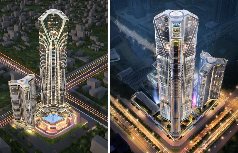 Lấy cảm hứng từ loài Rồng, Dragon 75 Complex sở hữu kiến trúc đặc sắc, nổi bật