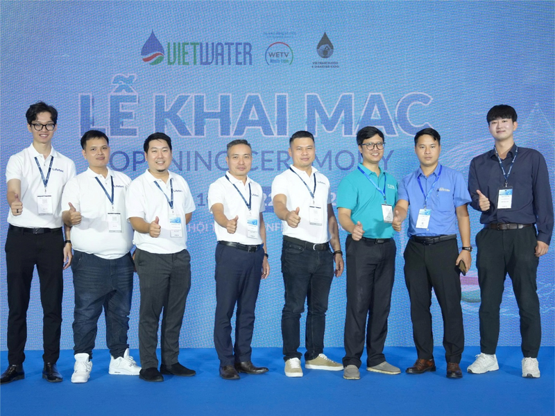 Đội ngũ Lifetec tại sự kiện Vietwater