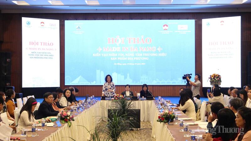 Hội thảo thảo luận hướng tới xây dựng một khung giá trị chung, nhãn hiệu "Made in Da Nang" cho sản phẩm Đà Nẵng.